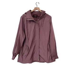 Cavalini Los Angeles Outerwear Lavender Lightweight Full Zip Jacket Size 2X